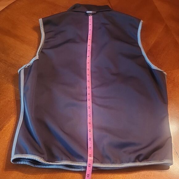 Phenix Mock Neck Midweight Sleeveless Zipper Pockets Ski Vest, Medium, Black - Picture 4 of 9